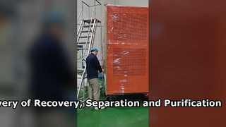 تحویل تجهیزات بازیابی، جداسازی و تصفیه به مشتری