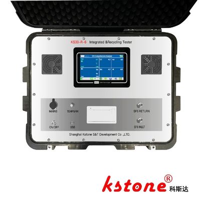 آزمایشگر جامع هوشمند SF6 با بازیافت، خلوص، مایکرو آب، محصولات تجزیه [KS30-R-6]